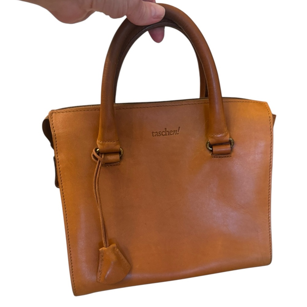 Vintage Taschen Nubuck  Leather Handbag